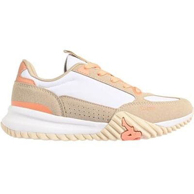 Kappa Authentic Arklow Wo Sportschuhe für Damen, Weiß/Beige (Biscuit Orange PEA), 41 EU Kappa Authentic Arklow Wo Sportschuhe für Damen, Weiß/Beige (Biscuit Orange PEA), 41 EU