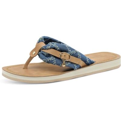 Tamaris Pantolette Damen Sportlich blau,EU 36 Tamaris Pantolette Damen Sportlich blau,EU 36