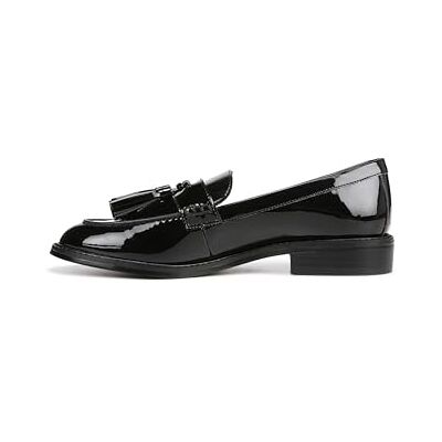 Franco Sarto Damen Carolynn Niedrige Quasten Slipper, Schwarz Lack, 38.5 EU Franco Sarto Damen Carolynn Niedrige Quasten Slipper, Schwarz Lack, 38.5 EU