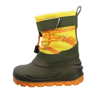 Lurchi Jungen Jacob Barefoot Schneestiefel, Olive, 28 EU Lurchi Jungen Jacob Barefoot Schneestiefel, Olive, 28 EU