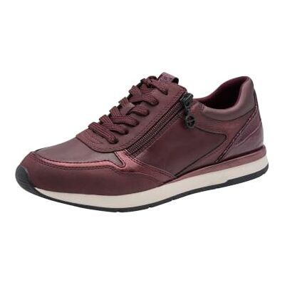 Tamaris Damen Sneaker Low flach, rot (Burgundy Comb),42 Tamaris Damen Sneaker Low flach, rot (Burgundy Comb),42