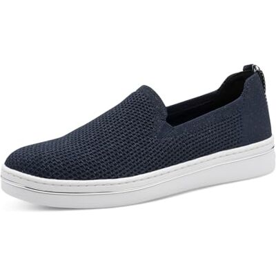 MARCO TOZZI Damen Sneaker weiches Feel Me Wechselfußbett weiches Innenfutter Modern, blau (Navy Comb), 41 EU MARCO TOZZI Damen Sneaker weiches Feel Me Wechselfußbett weiches Innenfutter Modern, blau (Navy Comb), 41 EU