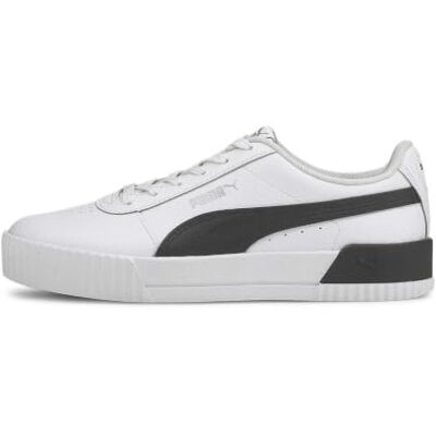 Puma Damen Carina L Turnschuhe, White Black Silver, 37 EU Puma Damen Carina L Turnschuhe, White Black Silver, 37 EU