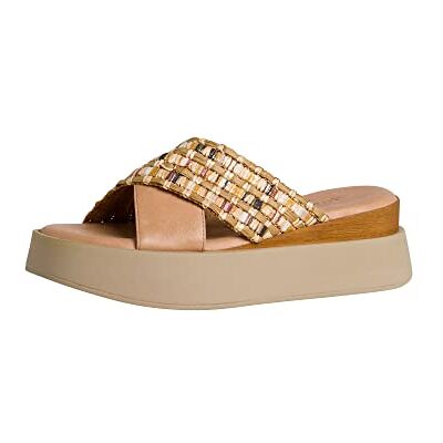 Tamaris Damen 1-1-27216-28 Sandale mit Absatz, Caramel Comb, 40 EU Tamaris Damen 1-1-27216-28 Sandale mit Absatz, Caramel Comb, 40 EU