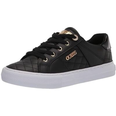 Guess Damen Loven Sneaker, Schwarz Multi, 38 EU (7.5 US) Guess Damen Loven Sneaker, Schwarz Multi, 38 EU (7.5 US)