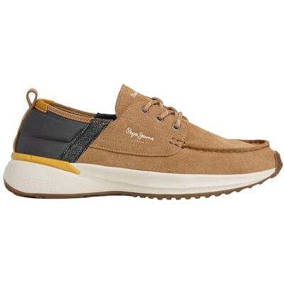 Pepe Jeans Herren Bampton Evolve M Sneak, Braun/Hellbraun, 41 EU Pepe Jeans Herren Bampton Evolve M Sneak, Braun/Hellbraun, 41 EU
