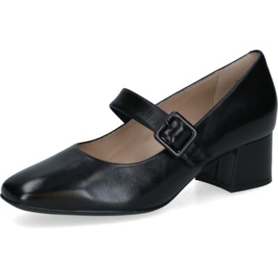CAPRICE Damen Pumps aus Leder, Schwarz (Black Nappa), 42 CAPRICE Damen Pumps aus Leder, Schwarz (Black Nappa), 42