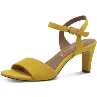 Tamaris Sandalette Damen Vegan Elegant gelb,EU 40 Tamaris Sandalette Damen Vegan Elegant gelb,EU 40