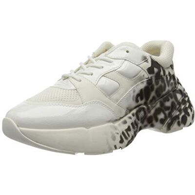 Pinko 1H20QZ Damen Slip On Sneaker, Mehrfarbig (Bianco/Nero Zz1), 41 EU Pinko 1H20QZ Damen Slip On Sneaker, Mehrfarbig (Bianco/Nero Zz1), 41 EU