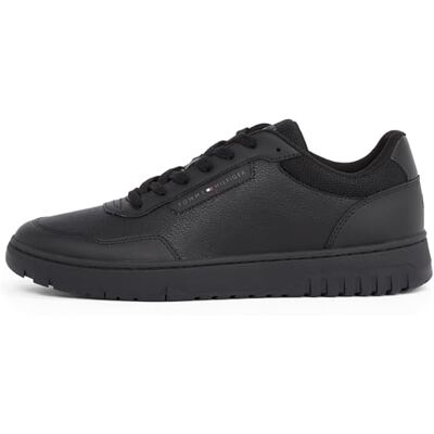 Tommy Hilfiger Herren Court Sneaker Basket Core Lite Low Top, Schwarz (Black), 40 Tommy Hilfiger Herren Court Sneaker Basket Core Lite Low Top, Schwarz (Black), 40