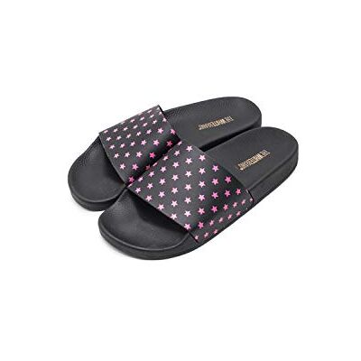 The White Brand Mini Stars, Unisex-Kinder Peeptoe Sandalen, Pink (Neon Neon Pink), 30 EU The White Brand Mini Stars, Unisex-Kinder Peeptoe Sandalen, Pink (Neon Neon Pink), 30 EU