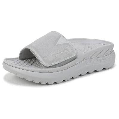 Vionic Women's Slide Sandal, 30, Vapor Grey Leather Vionic Women's Slide Sandal, 30, Vapor Grey Leather