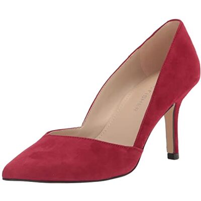 Marc Damen Toskana Pumps, Luxuriöses, seidiges Veloursleder in Rot, 36.5 EU Marc Damen Toskana Pumps, Luxuriöses, seidiges Veloursleder in Rot, 36.5 EU