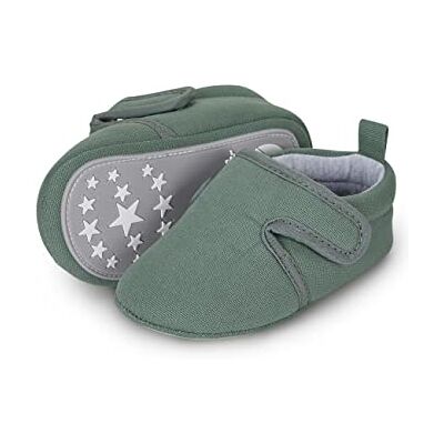 Sterntaler Baby Jungen Krabbelschuhe Baby Babykrabbelschuh Krabbelschuhe Baby, Baby Schuhe mit rutschfester Sohle dunkelgrün, 18 Sterntaler Baby Jungen Krabbelschuhe Baby Babykrabbelschuh Krabbelschuhe Baby, Baby Schuhe mit rutschfester Sohle dunkelgrün, 18