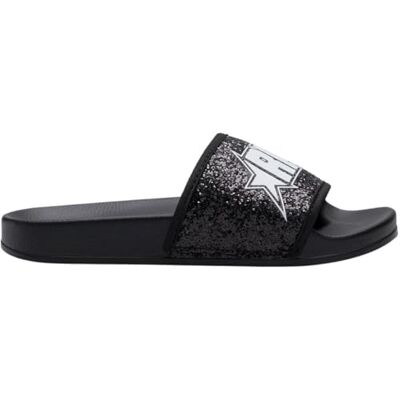 Replay Damen Badeschuhe mit Glitzer, Black 003 (Schwarz), 41 Replay Damen Badeschuhe mit Glitzer, Black 003 (Schwarz), 41