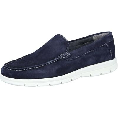 Manitu 630271-05, Herrenmokassin, Blau, Größe 45 Manitu 630271-05, Herrenmokassin, Blau, Größe 45