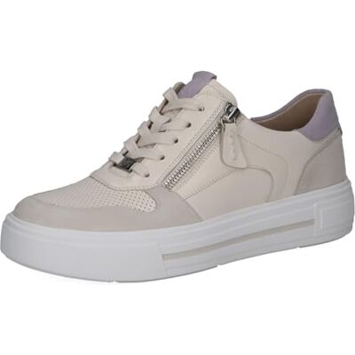 CAPRICE Damen Sneaker aus Leder, Rosa (Lavender Comb), 36 CAPRICE Damen Sneaker aus Leder, Rosa (Lavender Comb), 36
