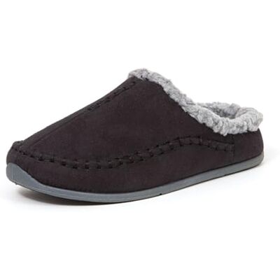 Deer Stags Herren Nordic Slipper, Schwarzes Microsuede, 46 EU Deer Stags Herren Nordic Slipper, Schwarzes Microsuede, 46 EU