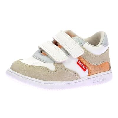 Kickers Jungen Unisex Kinder Kickmotion Sneaker, weiß, 20 EU Kickers Jungen Unisex Kinder Kickmotion Sneaker, weiß, 20 EU