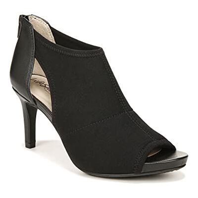 LifeStride Damen Mod Cutout Peeptoe Sandalen mit Absatz, Schwarz, 40.5 EU LifeStride Damen Mod Cutout Peeptoe Sandalen mit Absatz, Schwarz, 40.5 EU