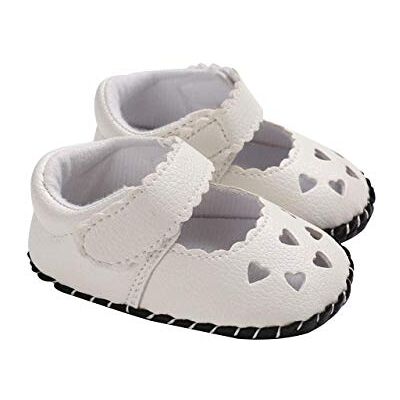 DEBAIJIA Baby Mädchen Prinzessin Schuhe Schleife Herz Muster Gummisohle rutschfeste Leder Mode Lässig Geeignet für 1-3 Jahre Kleinkind Klettverschluss Shoes Sxy02 Weiß 20 EU DEBAIJIA Baby Mädchen Prinzessin Schuhe Schleife Herz Muster Gummisohle rutschfeste Leder Mode Lässig Geeignet für 1-3 Jahre Kleinkind Klettverschluss Shoes Sxy02 Weiß 20 EU
