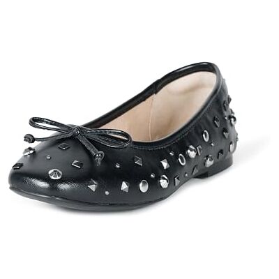 The Drop Pepper mit Schleife Ballerinas, Schwarze Nieten, 37 The Drop Pepper mit Schleife Ballerinas, Schwarze Nieten, 37