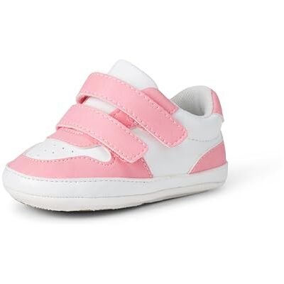 Amazon Unisex Baby Sneaker mit Klettverschluss für den Tennisplatz, Rosa, 18 EU Amazon Unisex Baby Sneaker mit Klettverschluss für den Tennisplatz, Rosa, 18 EU