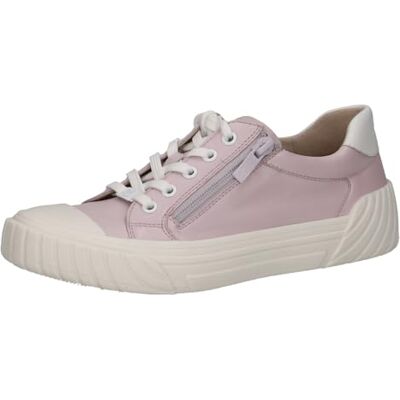 CAPRICE Damen Sneaker flach aus Leder mit Reißverschluss, Rosa (Lt.Purple Comb), 39 EU CAPRICE Damen Sneaker flach aus Leder mit Reißverschluss, Rosa (Lt.Purple Comb), 39 EU