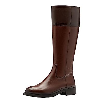 Tamaris Damen Langschaft-Stiefel Leder; COGNAC COMBINED/braun; 36 Tamaris Damen Langschaft-Stiefel Leder; COGNAC COMBINED/braun; 36