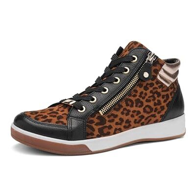 ARA Damen Sneaker Rom SCHWARZ,Nuts,Sand Gr. 38,5 ARA Damen Sneaker Rom SCHWARZ,Nuts,Sand Gr. 38,5
