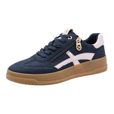MARCO TOZZI Damen Sneaker weiches Feel Me Wechselfußbett weiches Innenfutter Modern, blau (Navy), 37 EU MARCO TOZZI Damen Sneaker weiches Feel Me Wechselfußbett weiches Innenfutter Modern, blau (Navy), 37 EU