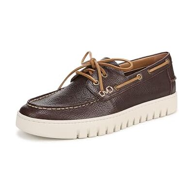 Vionic Herren Uptown Boat Sneaker, Chocolate Ganache Brown Leather, 42.5 EU Vionic Herren Uptown Boat Sneaker, Chocolate Ganache Brown Leather, 42.5 EU