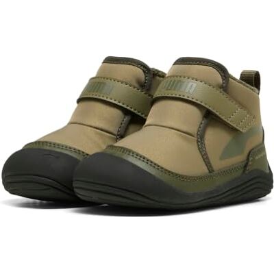 Puma Unisex-Turnschuhe mit Kätzchen, Mid V Inf, Dunkelolivgrün/Olive, 4,5 UK Kinder Puma Unisex-Turnschuhe mit Kätzchen, Mid V Inf, Dunkelolivgrün/Olive, 4,5 UK Kinder