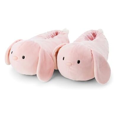 NICI Hausschuhe mymochi Hase Pibu 36-39 (M) pink Warme Kuscheltier Hausschuhe aus Plüsch für Kinder und Erwachsene, Tier-Schuhe mit Anti-Rutsch Sohle, Slippers NICI Hausschuhe mymochi Hase Pibu 36-39 (M) pink Warme Kuscheltier Hausschuhe aus Plüsch für Kinder und Erwachsene, Tier-Schuhe mit Anti-Rutsch Sohle, Slippers