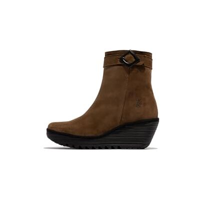 FLY London Damen YUJI596FLY Fashion Boot, Elephant, 35 EU FLY London Damen YUJI596FLY Fashion Boot, Elephant, 35 EU