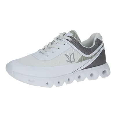 CAPRICE Damen Sneaker flach Sportlich Vegan, Weiß (Offwhite Comb), 40 EU CAPRICE Damen Sneaker flach Sportlich Vegan, Weiß (Offwhite Comb), 40 EU