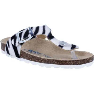 Richter Kinderschuhe Bio Sandale, White (Zebra), 32 EU Richter Kinderschuhe Bio Sandale, White (Zebra), 32 EU