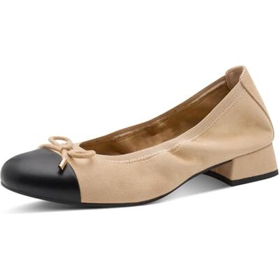 MARCO TOZZI Damen Pumps weiches Feel Me Fußbett weiches Innenfutter Vegan Modern, beige (Biscuit Comb), 36 EU MARCO TOZZI Damen Pumps weiches Feel Me Fußbett weiches Innenfutter Vegan Modern, beige (Biscuit Comb), 36 EU