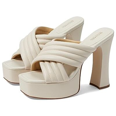Michael Kors Damen Portia Platform Sandal, Light Cream, 36 EU Michael Kors Damen Portia Platform Sandal, Light Cream, 36 EU