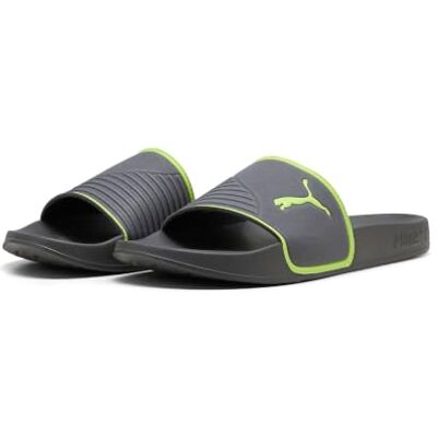 Puma Unisex Leadcat 2.0 Shower Slide Sandal, Moody Gray-Lime Squeeze, 41 EU Puma Unisex Leadcat 2.0 Shower Slide Sandal, Moody Gray-Lime Squeeze, 41 EU