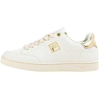 FILA Damen COURTBAY F wmn Sneaker, Turtledove-Gold, 39 EU FILA Damen COURTBAY F wmn Sneaker, Turtledove-Gold, 39 EU