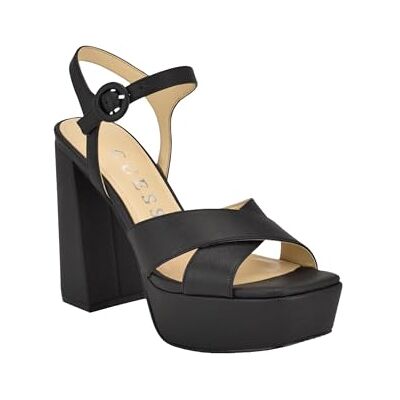Guess Damen Vallenn Sandalen, Schwarz 002, 37 EU Guess Damen Vallenn Sandalen, Schwarz 002, 37 EU