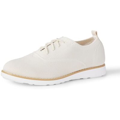 Amazon Damen Elegante Strick-Oxford-Sneaker, Weiß, 37.5 EU Amazon Damen Elegante Strick-Oxford-Sneaker, Weiß, 37.5 EU
