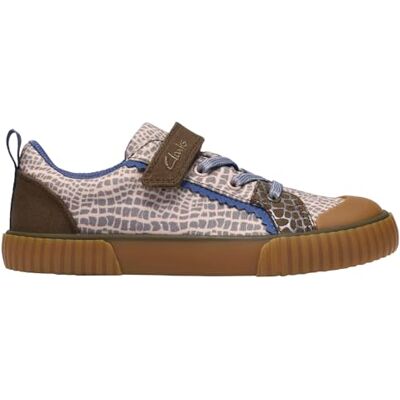 Clarks FoxingGleam K. Childrens Pink Canvas, 2.5 Clarks FoxingGleam K. Childrens Pink Canvas, 2.5