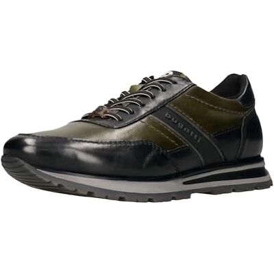 Bugatti Herren-Sneaker-332-AG810, Black/Green, 45 Bugatti Herren-Sneaker-332-AG810, Black/Green, 45