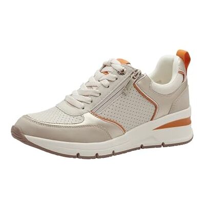 Tamaris Schnürer Damen Vegan sportlich orange,EU 41 Tamaris Schnürer Damen Vegan sportlich orange,EU 41