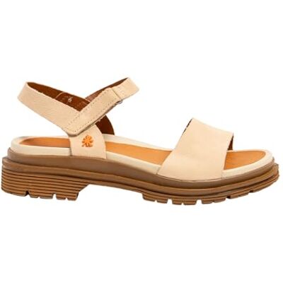ART 1548 Birmingham, Flache Sandalen für Damen, Creme, Candy, 39 EU ART 1548 Birmingham, Flache Sandalen für Damen, Creme, Candy, 39 EU