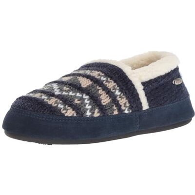 Acorn Women's Moc Slipper, Nordic Blue, M Standard Width US Acorn Women's Moc Slipper, Nordic Blue, M Standard Width US