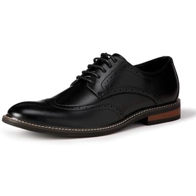 Amazon Herren Derby-Abendschuhe Mit Wingtip-Zehenpartie, Schwarz, 44 EU Amazon Herren Derby-Abendschuhe Mit Wingtip-Zehenpartie, Schwarz, 44 EU
