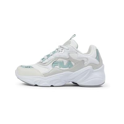 FILA COLLENE Logo Teens-White-Silver-Blue Haze-38 FILA COLLENE Logo Teens-White-Silver-Blue Haze-38